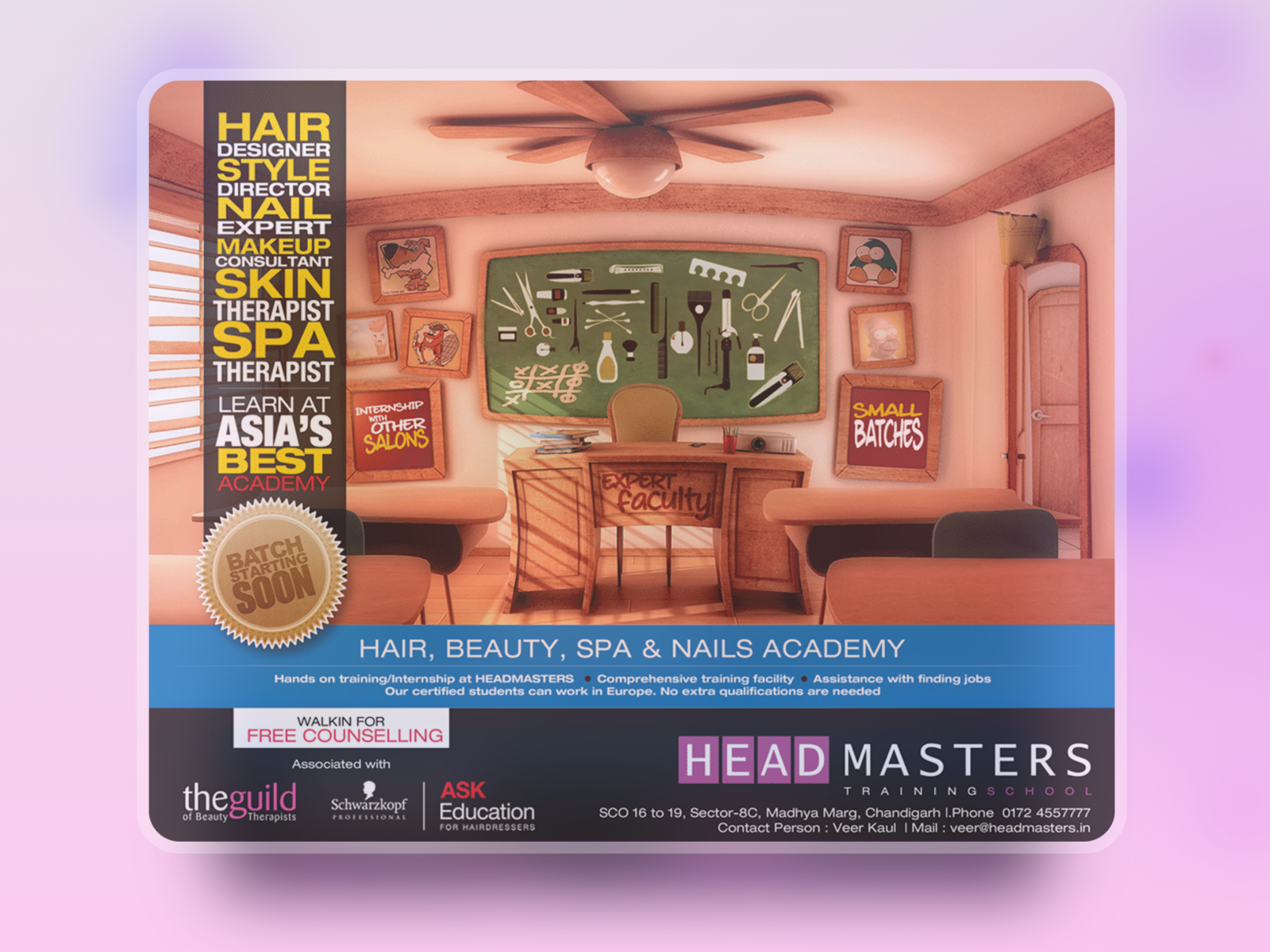Headmasters Flyer by Deepak Dhawan on Dribbble