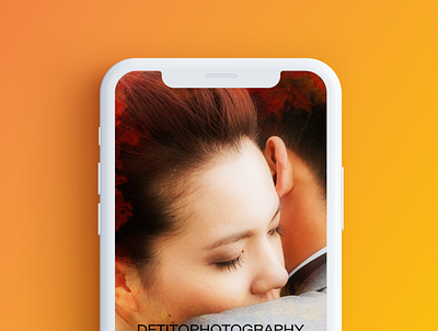 Detito Wedding Photography mobile design mobile ui photoshop ui ux