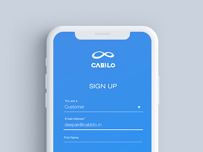 Cabblo  Mobile UI Design