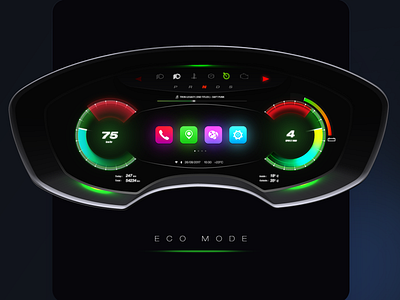 Car Dashboard Designs 3d adobe illustrator cc animation branding car dashboard design fui futuristic graphic design illustration logo motion graphics photoshop ui ux vector