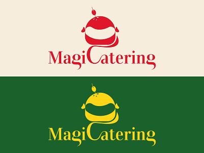 MagiCatering branding logo typography