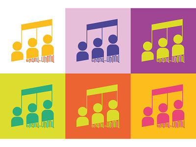 Music Fastival branding icon logo typography vector