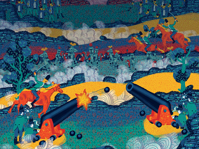 The battlefield animation illustration music video
