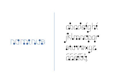 Nominus design letters typography
