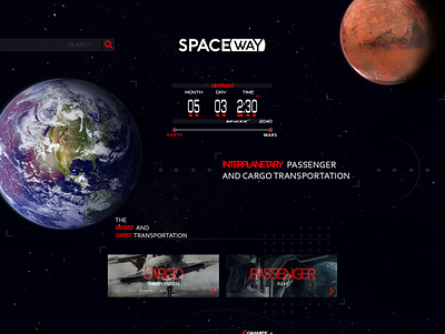 SpaceWay art branding design icon illustration landing page logo space vector web website