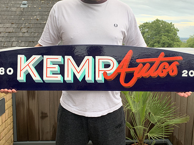 Kemp Autos Signwriting