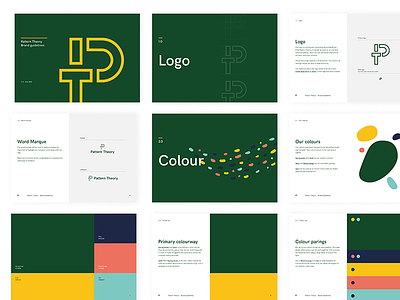 Pattern Theory - Guidelines branding colour design guidelines illustration logo pattern typography