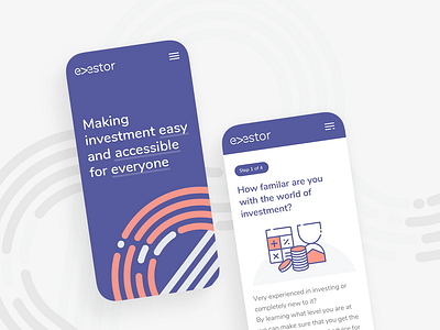 Evestor Art Direction branding clean design fin tech finance guidelines investment ui web
