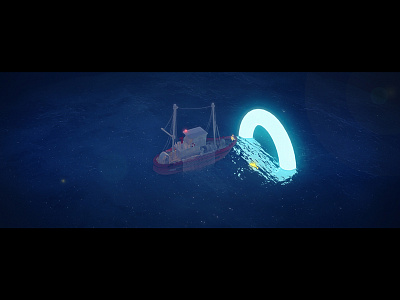Saint-Marc / styleframe boat c4d lost ocean unknown vray water