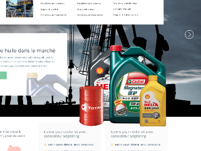 Oil company Website