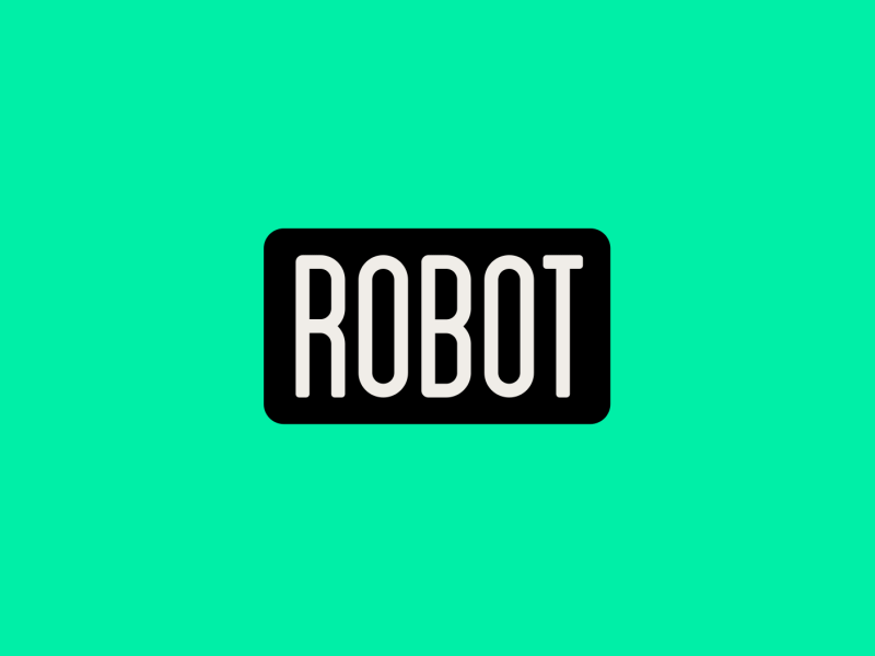 Robot Tank animation beast collective logo robot