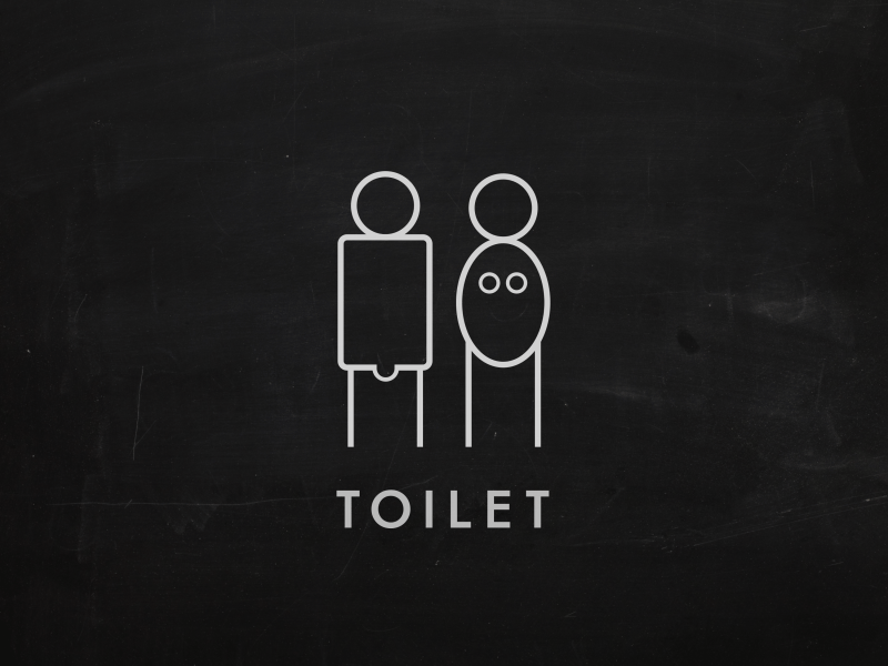 Toilet animation icons toilet toilet door