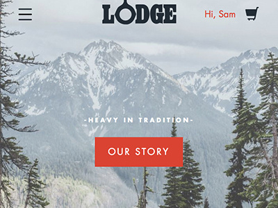 Lodge Mobile Site Exploration