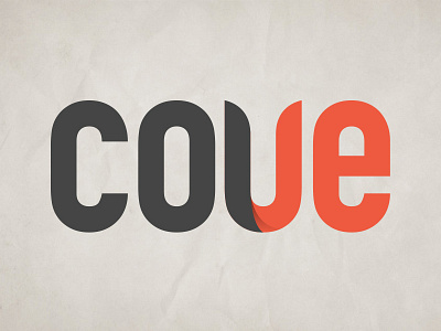 Cove Collaborative custom font dimension logo serif wordmark