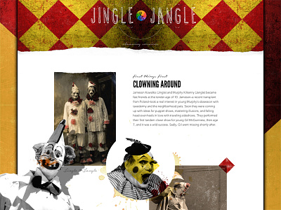 Jingle Jangle - Professional Clowning clowns creepy elegant seagulls mocktober website