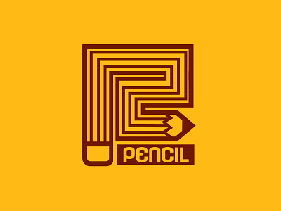 PENCIL 50s diseño grafico graphic design icon illustration illustrator ilustración logo logo design minimal