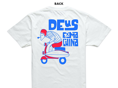 DEUS EX MACHINA SHIRT branding deus graphic design illustration motorcycle retro shirt surf vintage