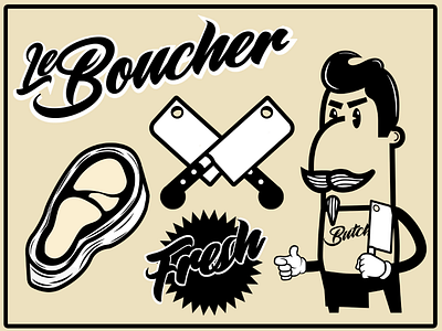 LE BOUCHER MASCOT