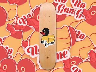NO GAME DECK deck graphic design graphics illustration skateboards vector