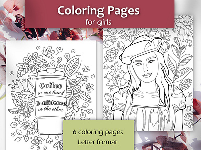 Romantic Coloring Pages for Girls