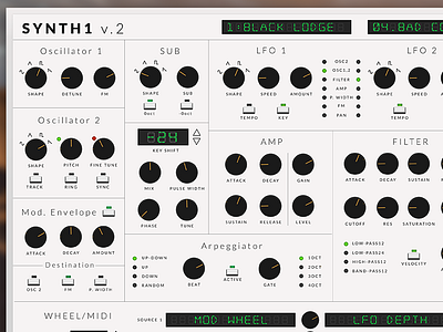 Synth1 Re-design