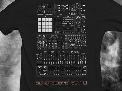 Squarewave Sound T-shirt design