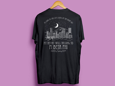 Denver Skyline Tshirt denver greek skyline sorority tshirt design