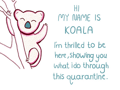 Koala Quarantine Guide (part-1) art character cute digital painting digitalart koala photoshop quarantine stay safe stayhome