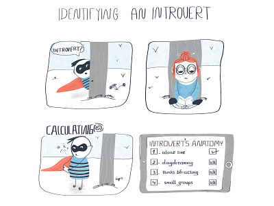 identifying an introvert part1 approach art book character cute design digital painting digitalart illustration intelligence intelligent photoshop quarantine sketch sketche sketches stayhome