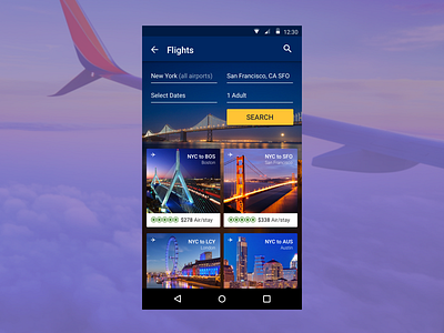 Flights Discover Or Search