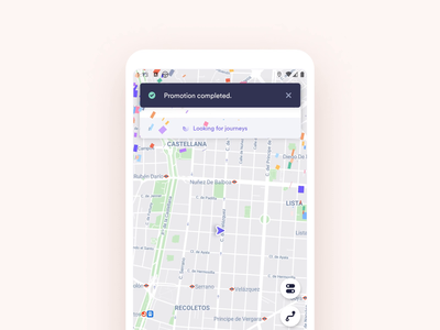 Confetti app app design bonus cabify cabify app cabifydesign confetti design driver driver app journey mobile app mobility promotion