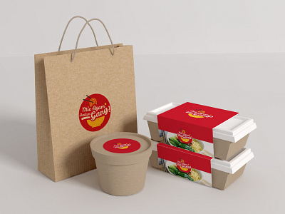 Mie Ayam Dalam Gang Brand branding logo packaging