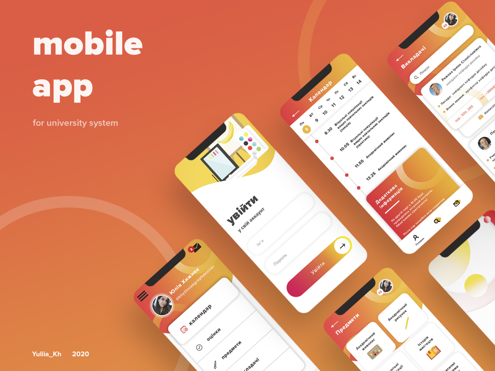 Mobile App - UI&UX by yuliia.kot on Dribbble