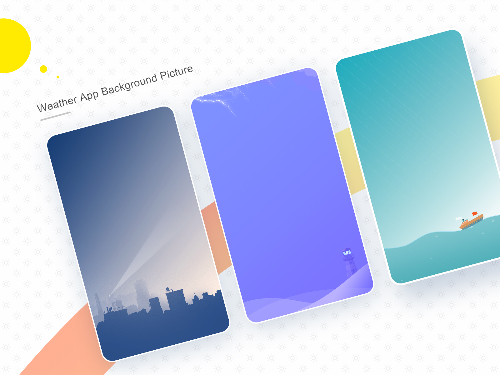 Bg pic for weather app by Penno on Dribbble