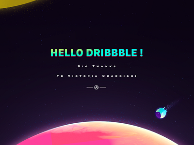 Hello Dribbble debuts space