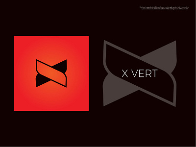 X vert Company Logo Design app brand design icon illustration logodesign logodesigner logos logotype visual design
