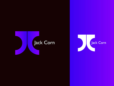 Jack Corn Personal Logo Brand brand design brand designer icon design letter logo letter logo design lettermark personal brand personal logo personal project print