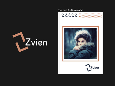 zvein fashion world Logo and Cover Design book cover brand design brand designer brand logo cover art cover design fashion design logo design logo designer minimalist logo