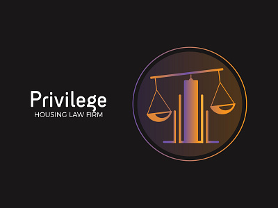 Housing Law Firm Logo Illustration