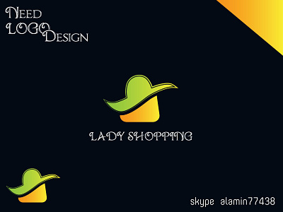 Lady Shopping Logo Brand brand identity branding design icon lady logo logo designer logodesign logos shop shopping shopping cart shopping logo