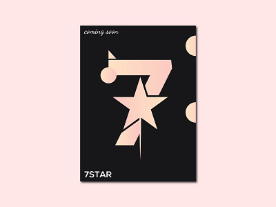 7 star poster Design