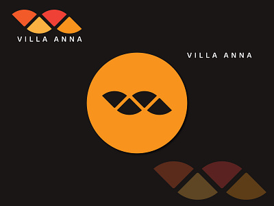 Villa Anna Logo Design brand designer brand identity branding construction graphic design lettering logo logo design logo designer logomaker print design product design simple logo villa