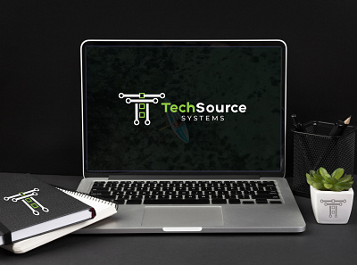 Techsource Logo Design ecommerce logo flat logo it solutions logo logo designer logo mark logoconcept logoidea logoidentity resturant logo technology logo