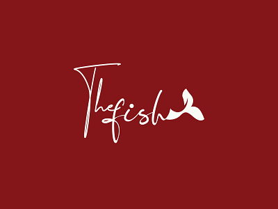 The fish Logo brand designer brand identity branding fish fishing fishing logo fishing t shirt lettermark logo logo designer logo mockup logos logotype signature logo sketch