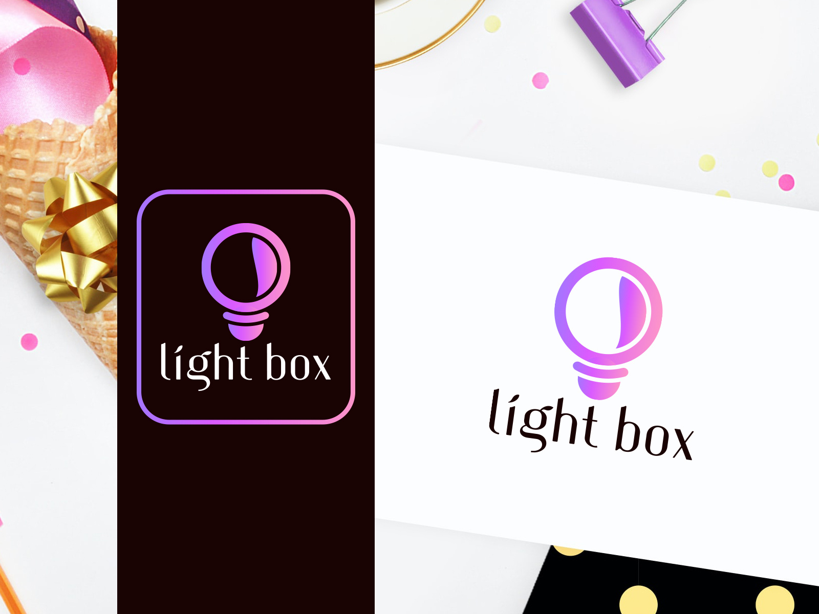 Light Box Logo by Alamin Hossain on Dribbble
