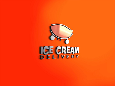 Ice Cream Delivery Company brand designer ice cream logo logo logo designer logodesign logos logotype