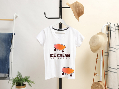 T-shirt Design For Ice Cream Company