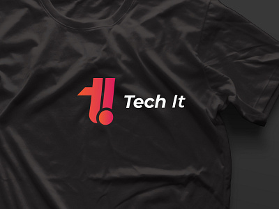 Tech It Logo brand designer clothing it logo logo logo designer logodesign logos tech it tshirt design