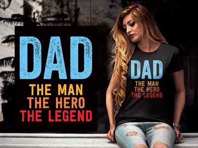 Dad Shirt design branding custom shirt design design fashion graphic design ladies shirt merch merch by amazon shirt shirt for woman shirts t shirt t shirt designer t shirts tee vector