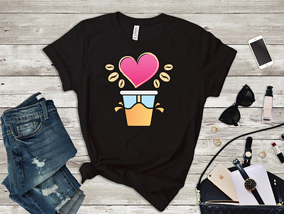 Tee For Girls coffee custom design merch t shirt t shirt design t shirt designer tee tshirt tshirts vector